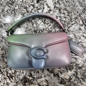 Coach Tabby 18 Multicolor Ombre Leather Handbag